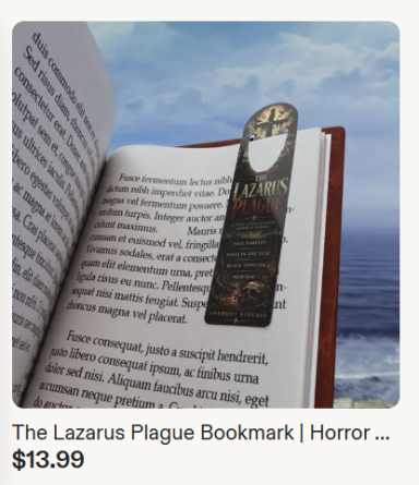 Lazarus Plague bookmark